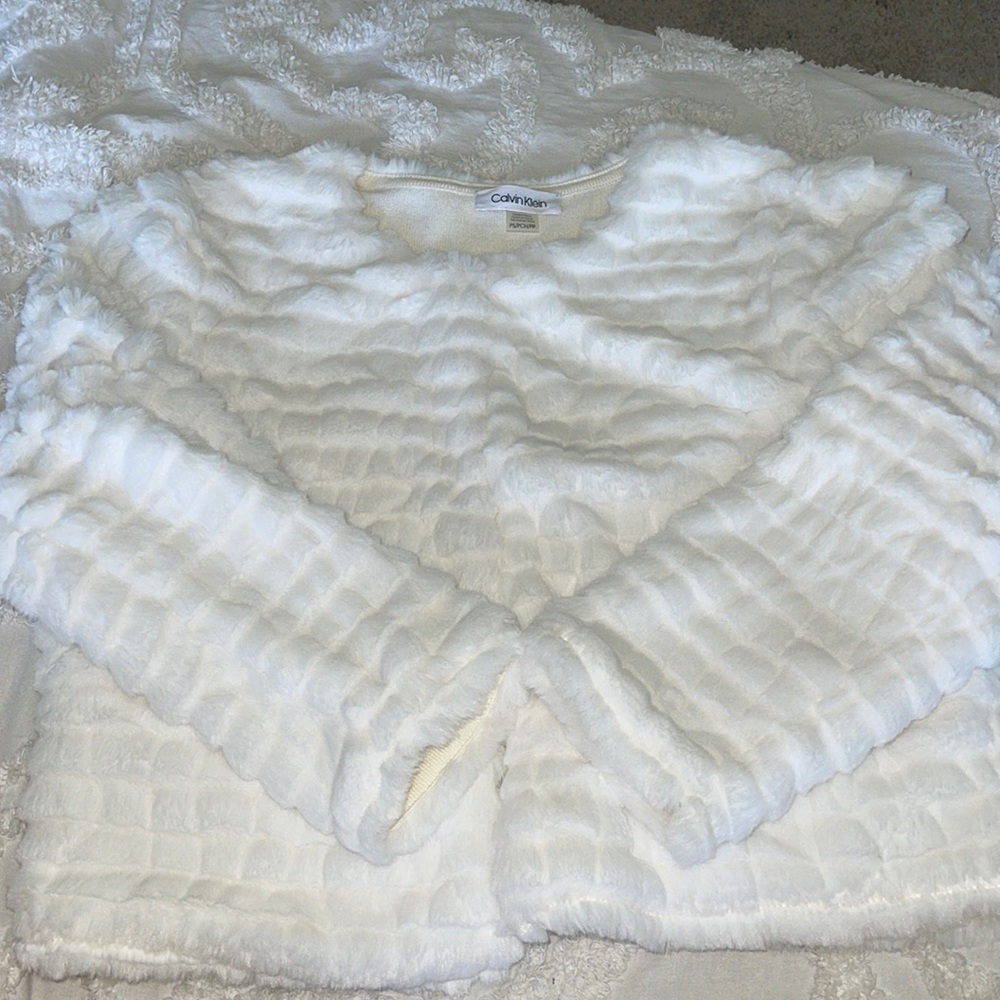 Calvin Klein fur jacket